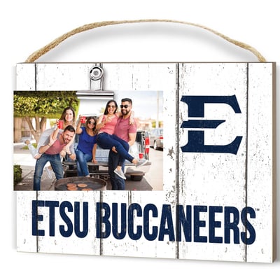 ETSU Buccaneers 8" x 10" Weathered Clip It Frame