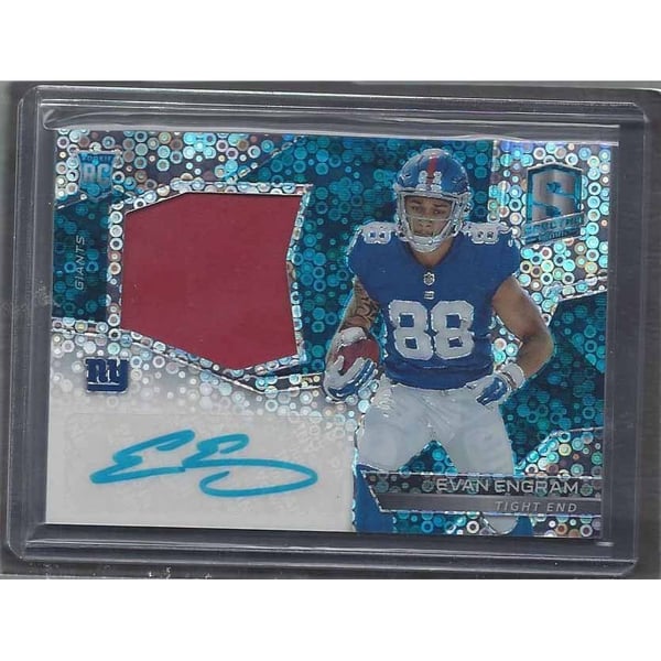 Evan Engram Autographed Trading Cards, Signed Evan Engram 