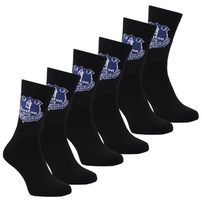Lot de 3 paires de chaussettes sport Everton - Noir - Unisexe