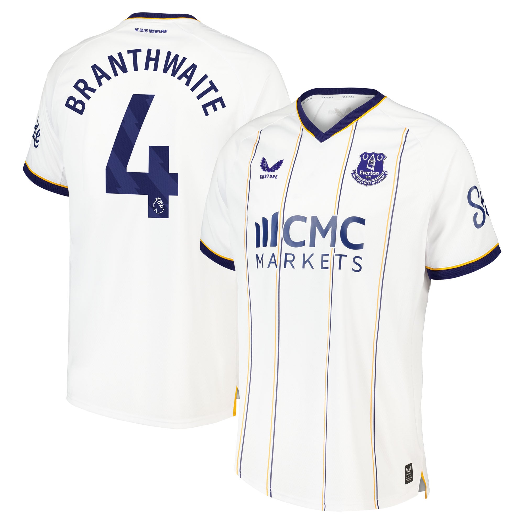 Everton Castore Away Pro Shirt 2026-27 with Branthwaite 4 printing