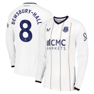 Maillot Repliqué Extérieur Everton Castore 2026-27 - Manches longues avec flocage Dewsbury-Hall 8