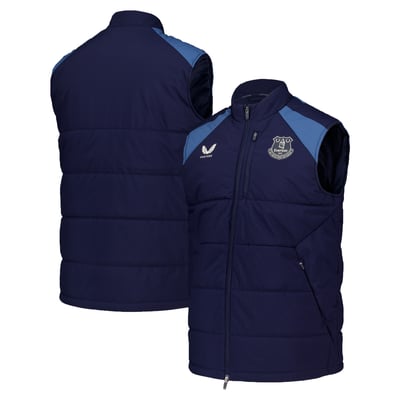 Gilet d'entraînement d'entraîneur d'Everton Castore - Bleu marine