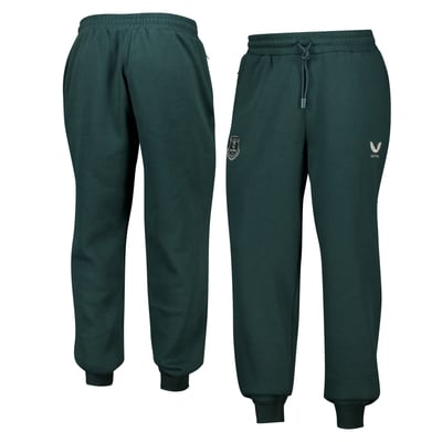 Everton Castore Players Off Pitch Fleece Pants - Dark Green - Kids