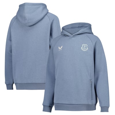 Everton Castore Players Off Pitch Hoodie - Blue - Kids