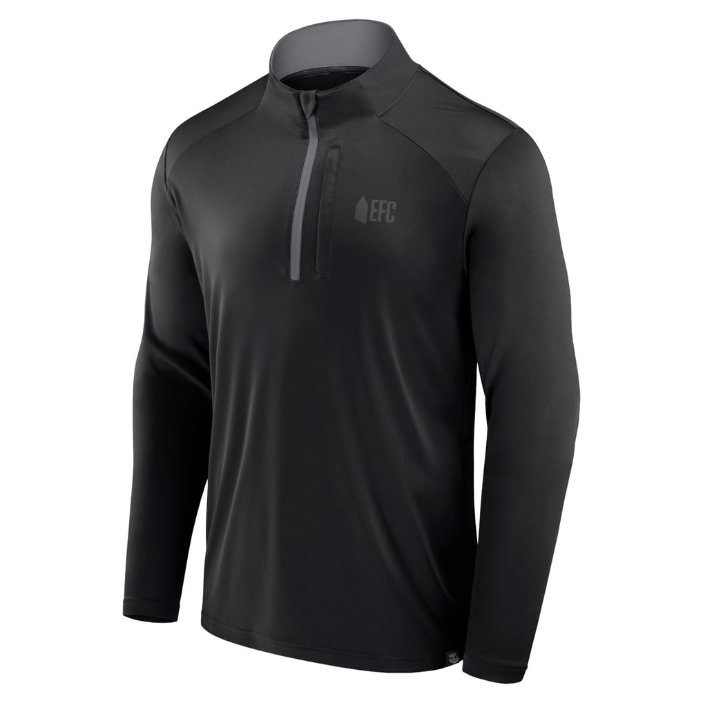 Everton Defender 1/4 Zip Top - Black - Mens