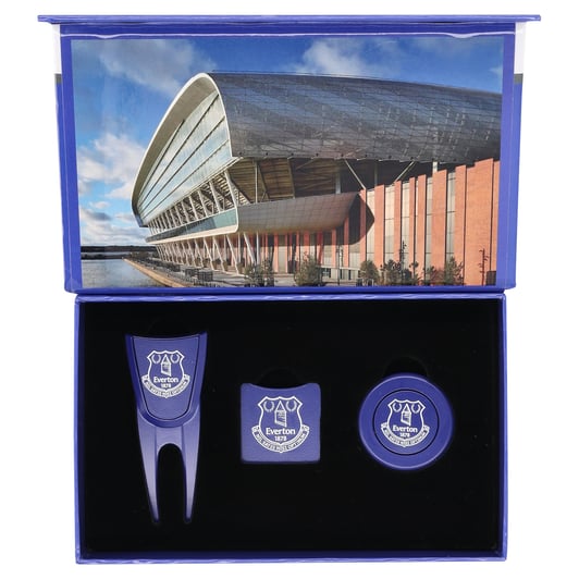 Bandiera gigante ufficiale dell'Everton FC con occhielli in ottone (1,5 m x 0,9 m e 100% poliestere Bandiera gigante ufficiale dell'Everton FC con occhielli in ottone (1,5 m x 0,9 m e 100% poliestere