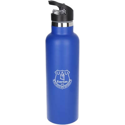 Everton Metal Pop Up Lid Water Bottle - 750ml - Blue