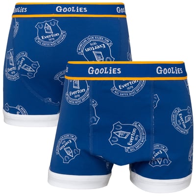 Everton Oddballs Home Boxer Shorts - Royal Blue - Kids