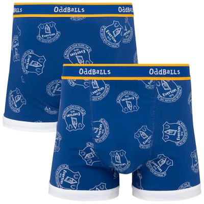 Everton Oddballs Home Boxer Shorts - Royal Blue - Mens