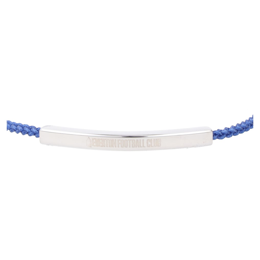 Everton Stainless Steel & Nylon Slider Bracelet