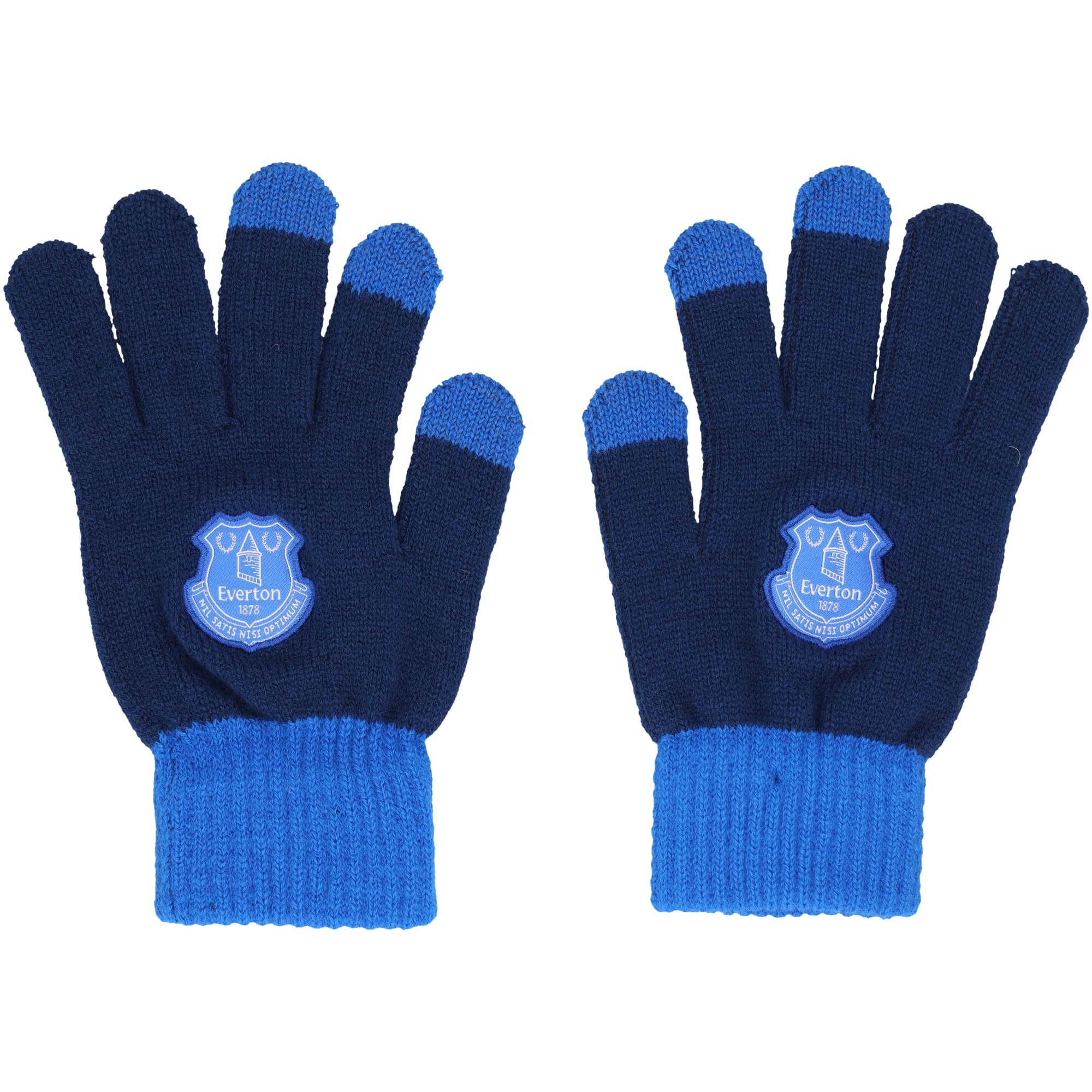 thumbnail image 2 of Everton FC Official Adult Crested Gloves - Navy Blue 2 of 5