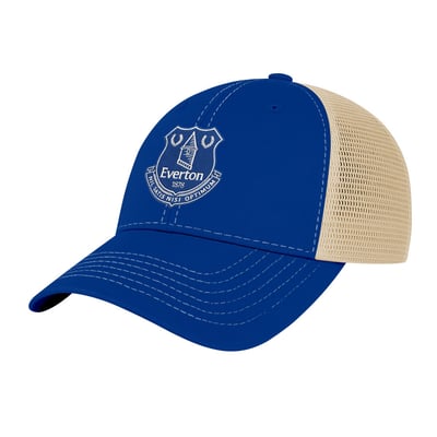  Everton 1863FC Color Badge Offroad Adjustable Trucker Hat - Blue