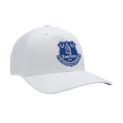  Everton 1863FC Mono Badge High Point Adjustable Hat - White