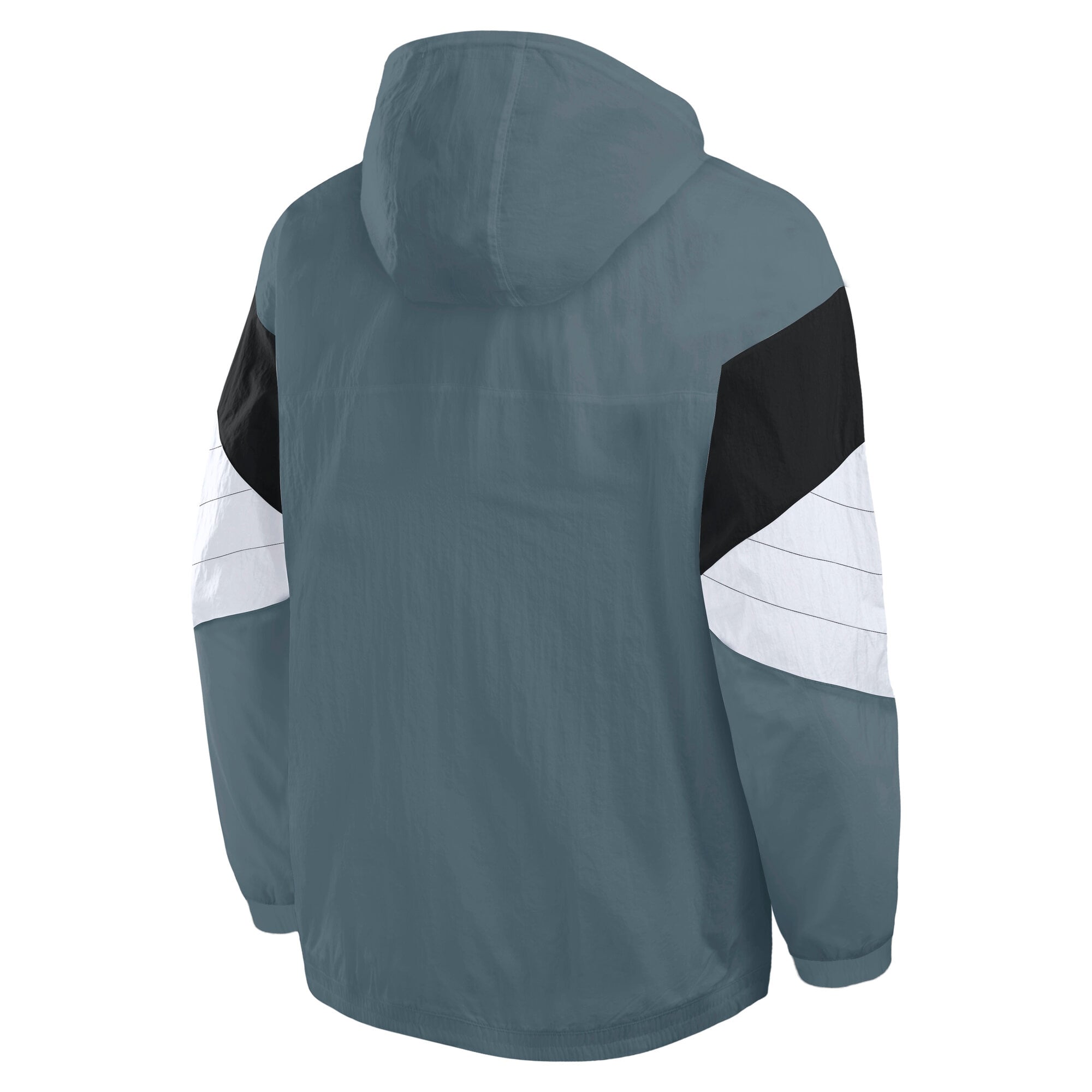 Men's Fanatics Gray Everton Hooded Quarter-Zip Track Jacket