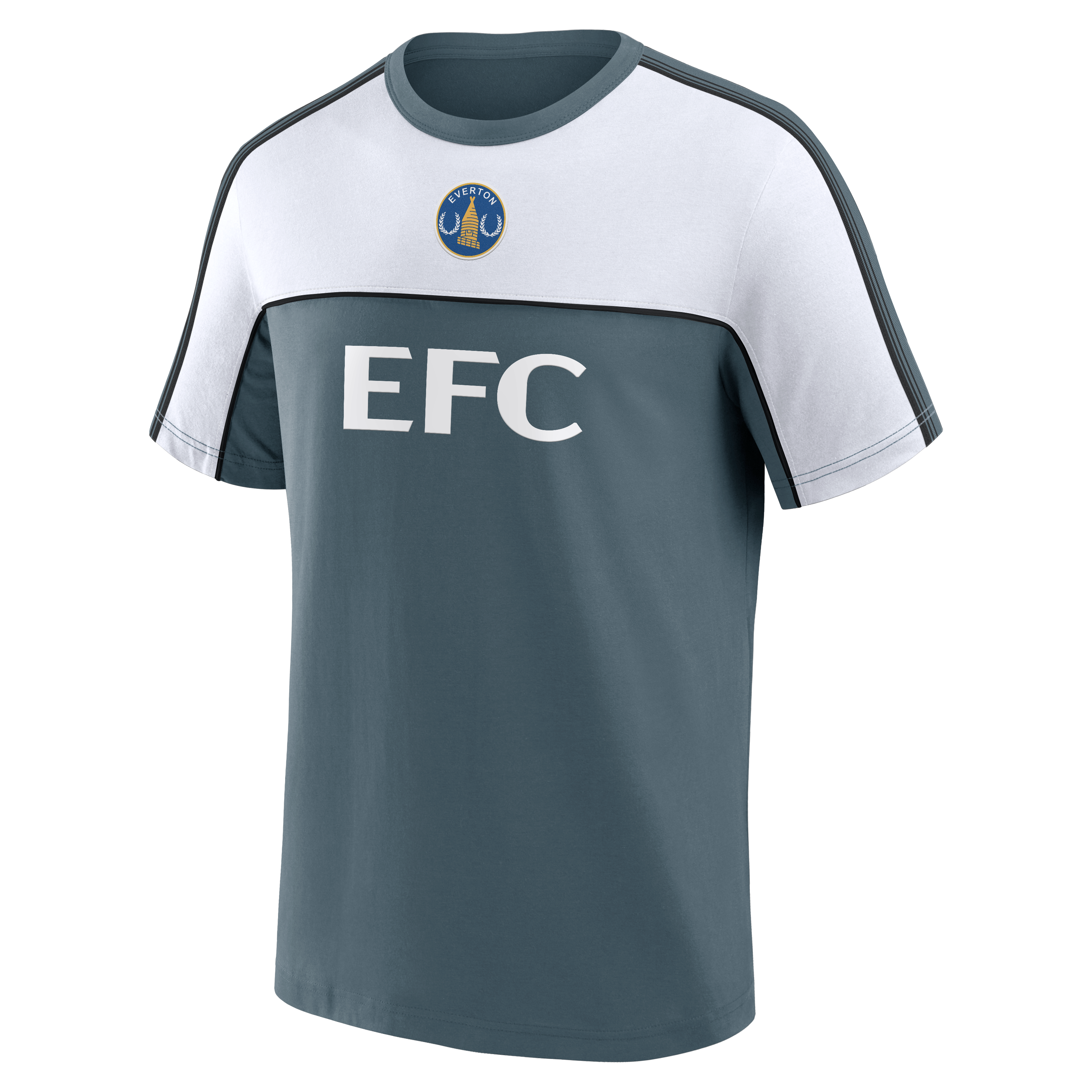 Men's Fanatics Gray Everton Retro Suede Lockup T-Shirt