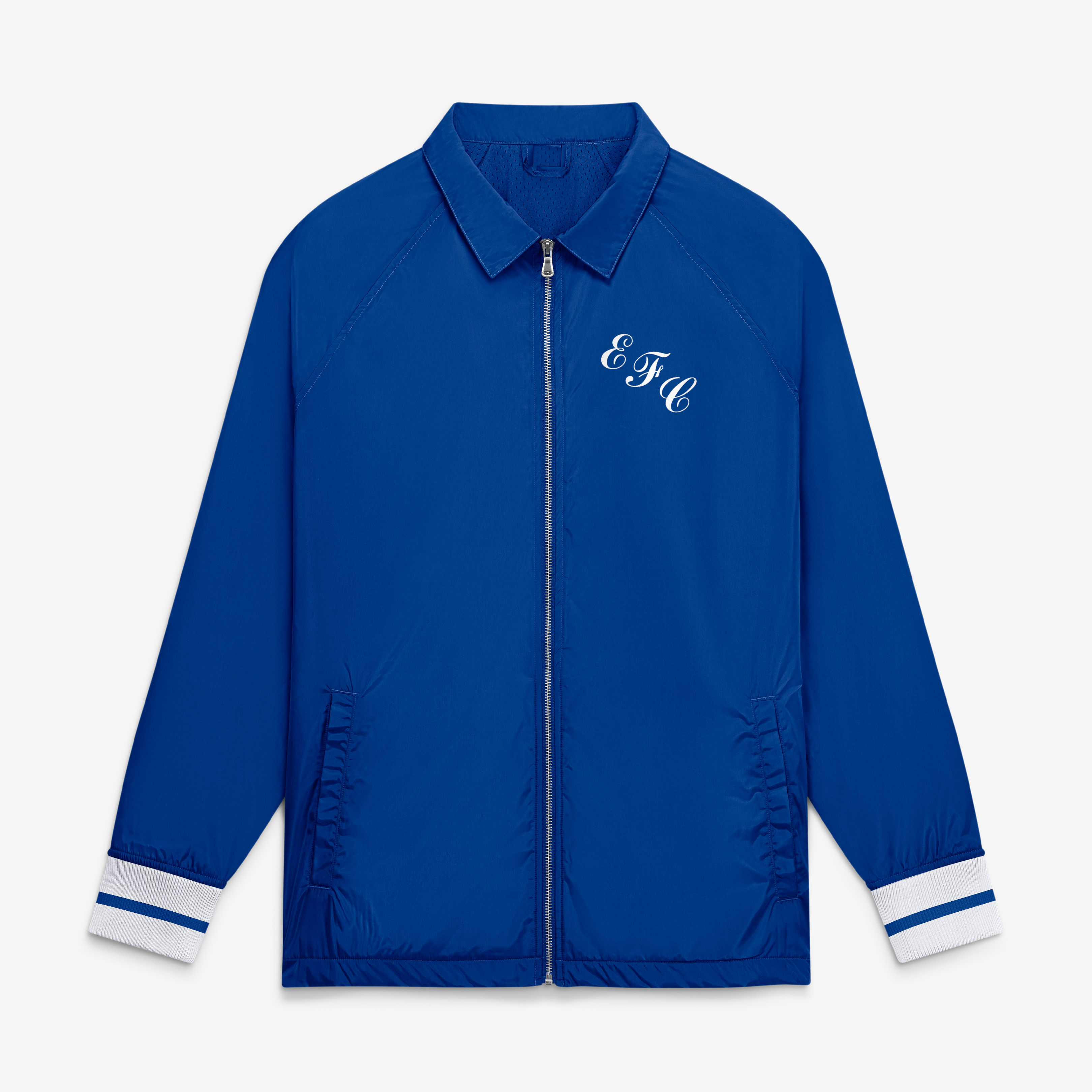 Men's Fanatics Royal Everton Classics Coach Full-Zip Raglan Jacket