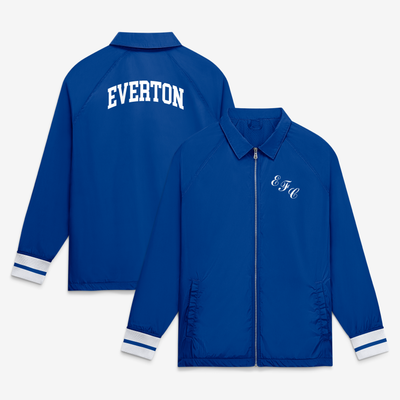 Veste raglan zippée Everton Fanatics Classics Coach - Bleu roi