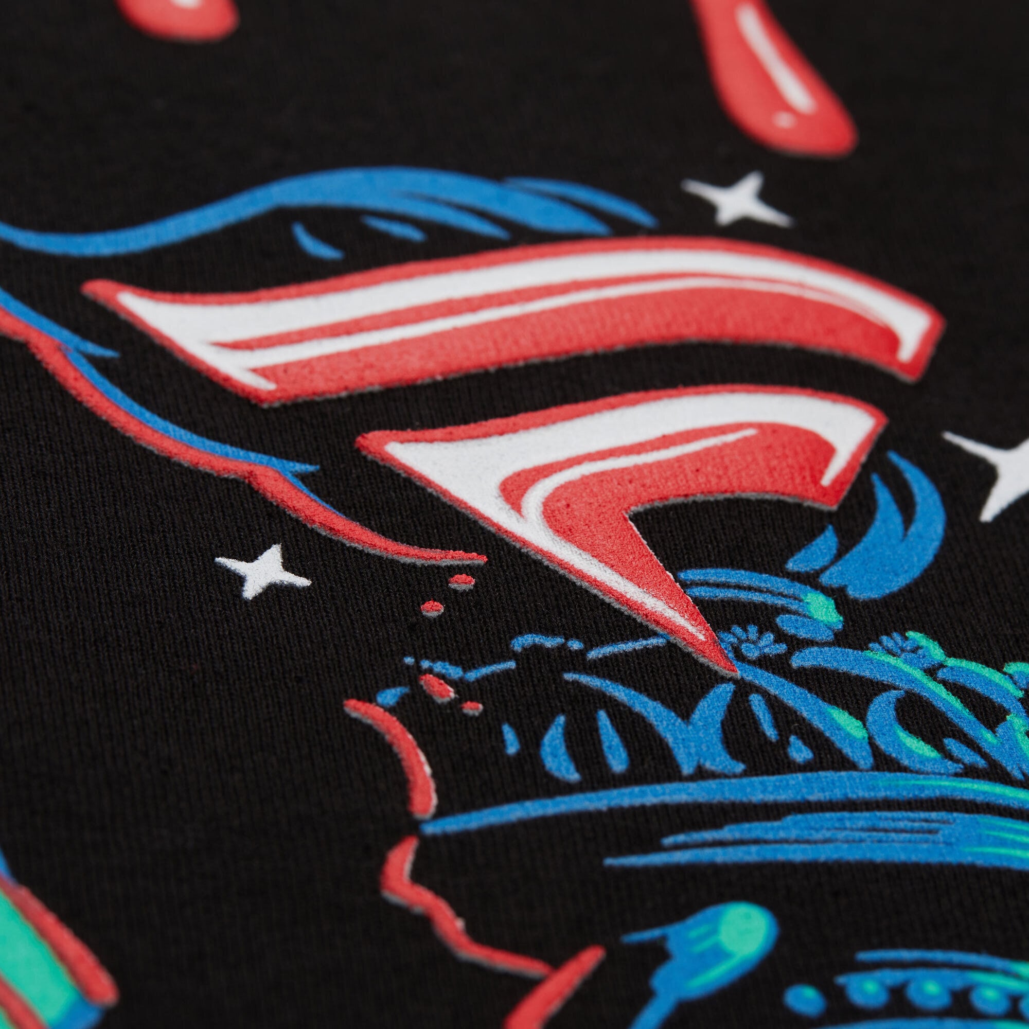 Men's Mitchell & Ness Black Fanatics Fest 2025 Drip T-Shirt