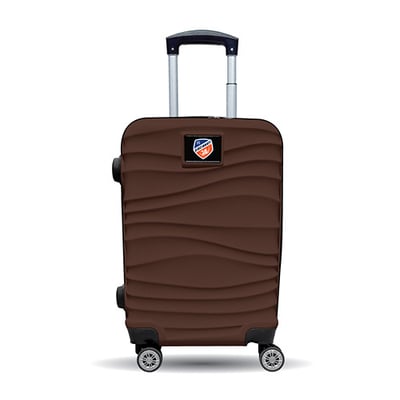 MOJO FC Cincinnati Brown Carry-On Hardcase Spinner Luggage
