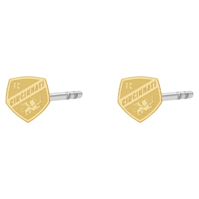 FC Cincinnati LUV AJ Women's Logo Studs - Gold