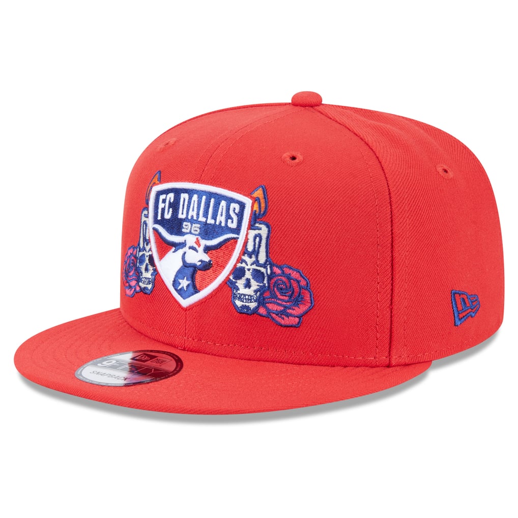 Men's FC Dallas New Era Red Day of the Dead 9FIFTY Snapback Hat