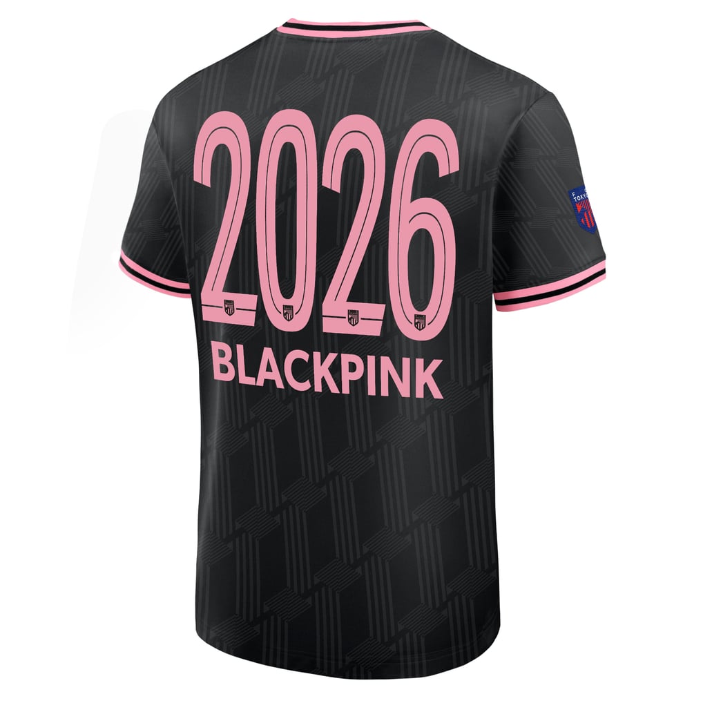 FC東京×BLACKPINK ブラック コンフィットTシャツ