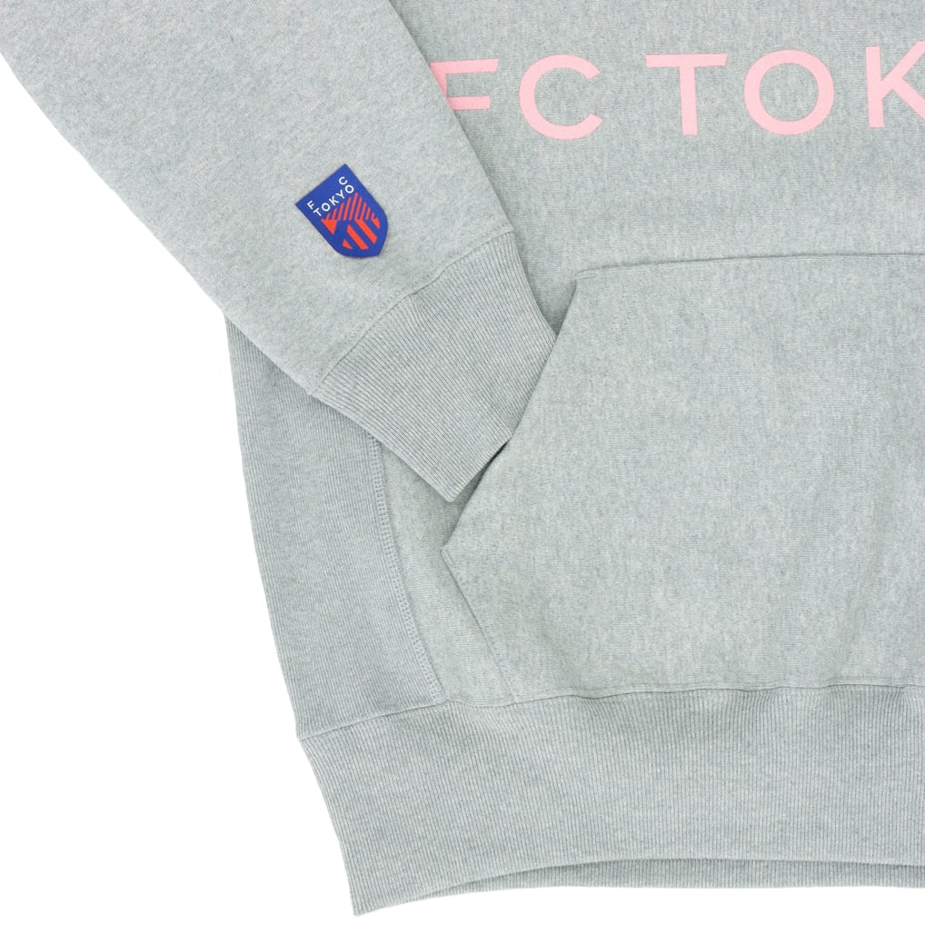 FC東京×BLACKPINK グレー ロゴ フーディ
