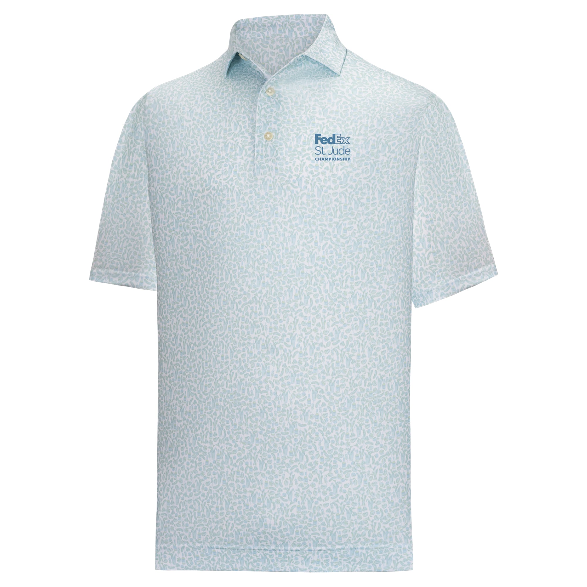 Men's FootJoy Light Blue FedEx St. Jude Championship Bloody Mary Lisle ProDry Polo