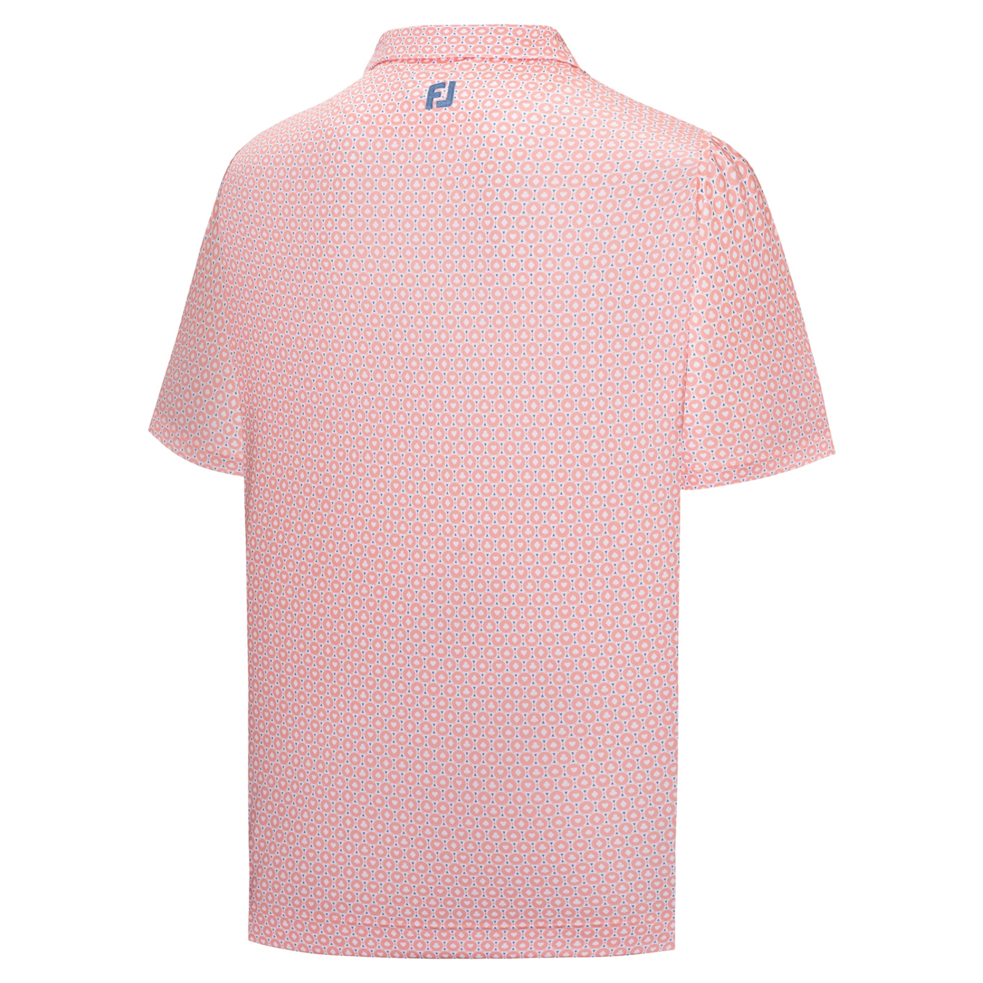 Men's FootJoy  Orange FedEx St. Jude Championship Vegas Marker Lisle ProDry Polo