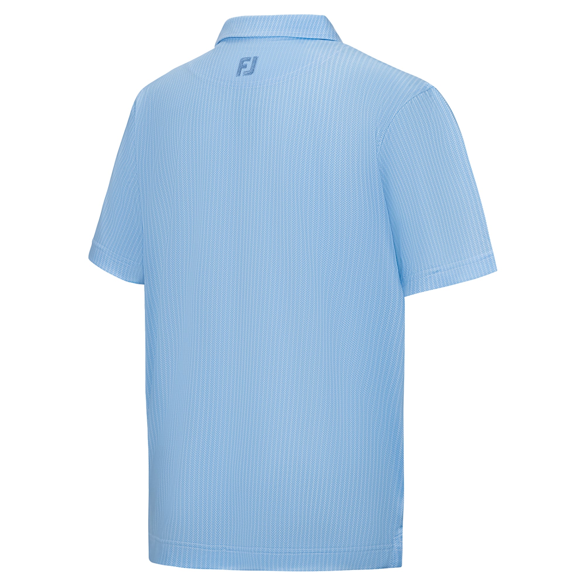 Youth FootJoy Light Blue FedEx St. Jude Championship Tee Time Print Lisle ProDry Polo