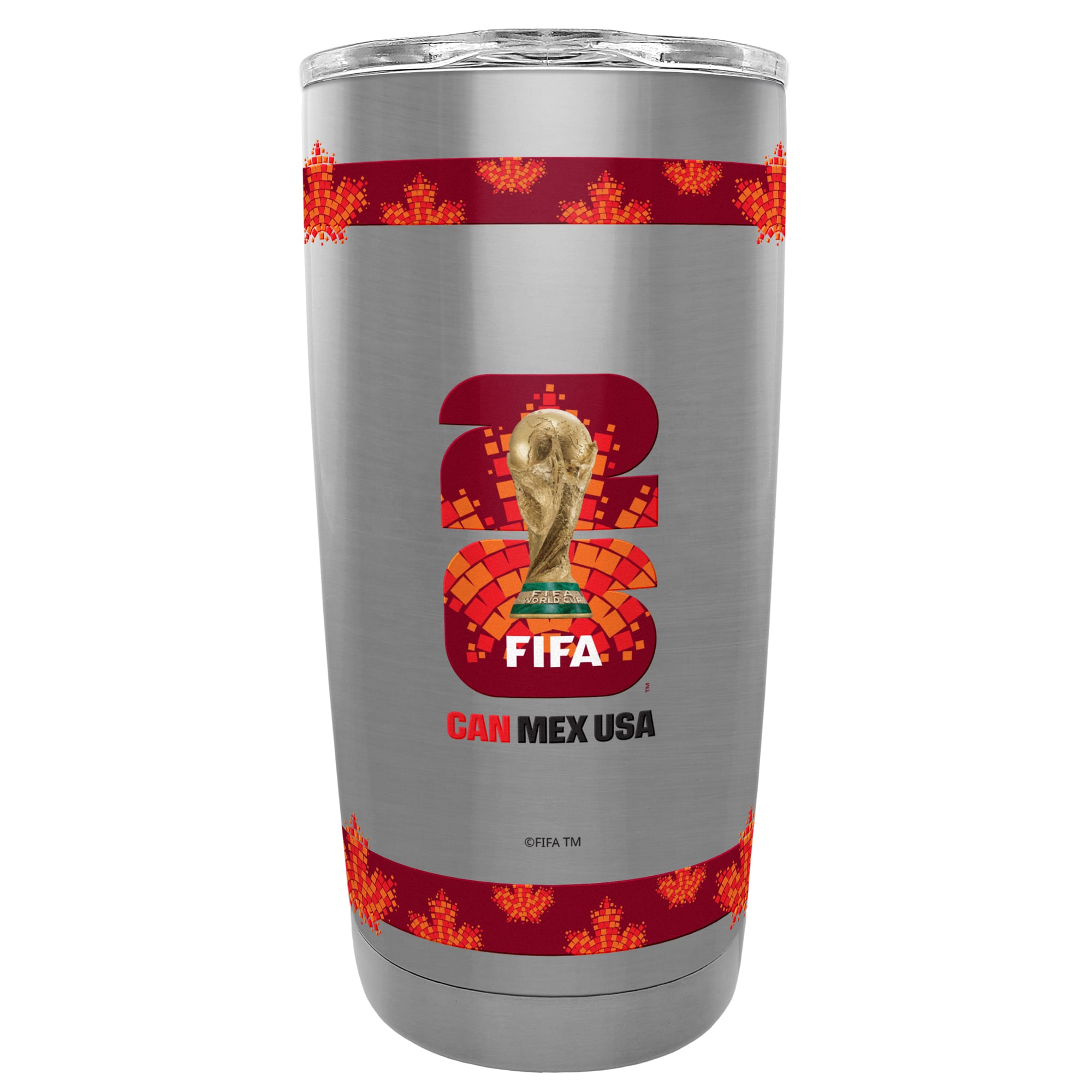FIFA World Cup 2026 Canada Host Country 20oz. Stainless Steel Tumbler
