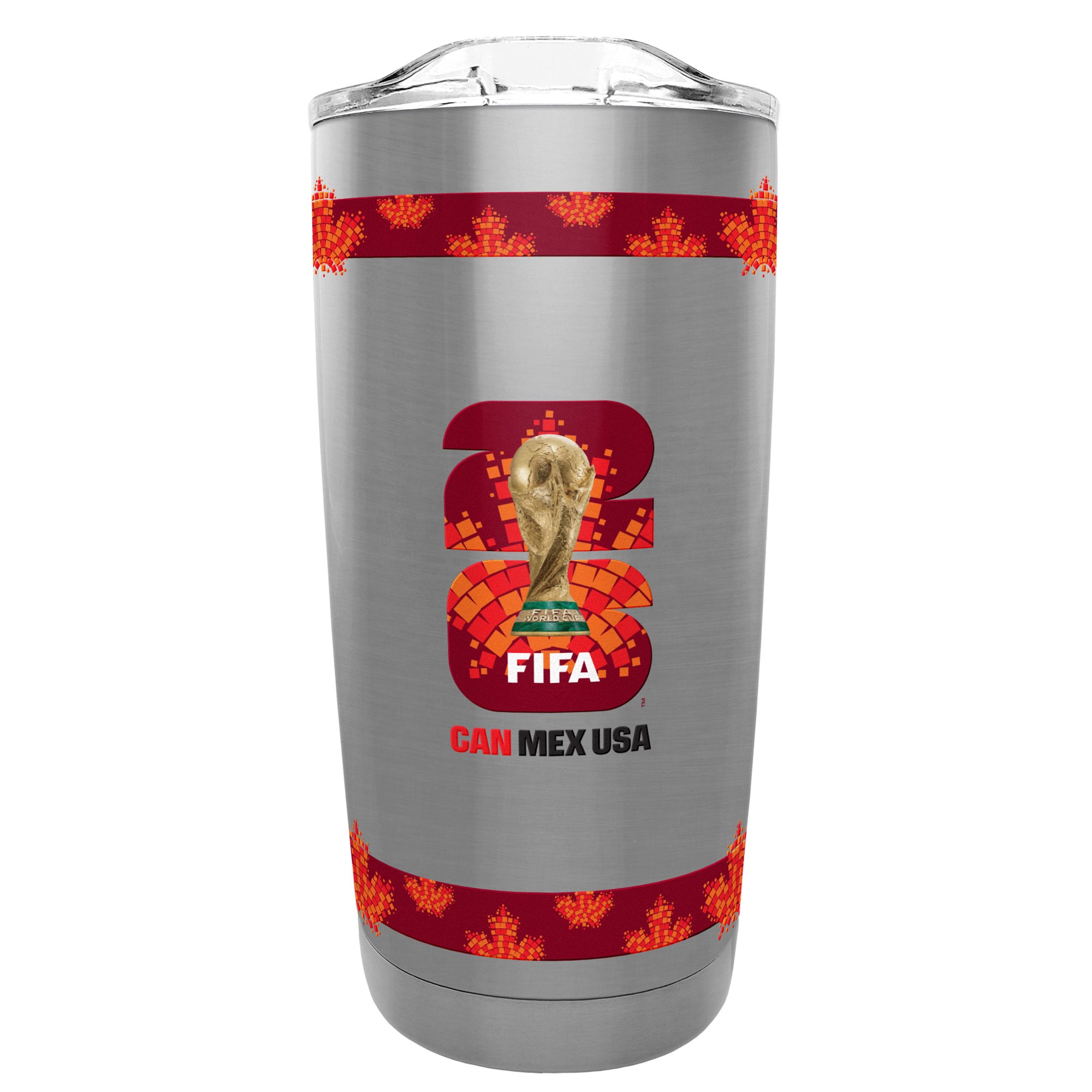 FIFA World Cup 2026 Canada Host Country 20oz. Stainless Steel Tumbler