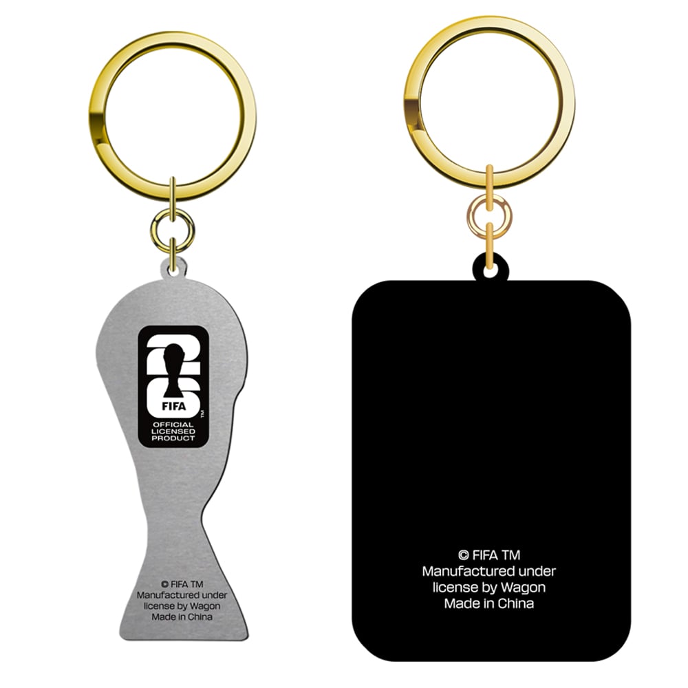 FIFA World Cup 2026 Trophy & Emblem Keychain Set