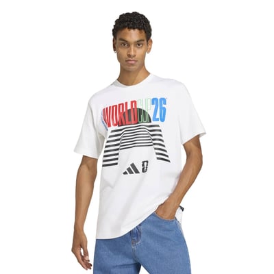  2026 FIFA World Cup adidas Tour T-Shirt - White