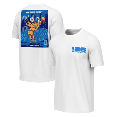 2026 FIFA World Cup Outerstuff Houston Host City Poster Graphic T-Shirt - White
