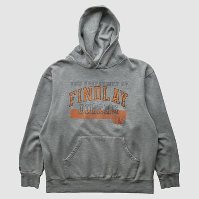 Findlay Oilers Jansport 2010s Hooded Sweatshirt - Gray - XS by Fanatics Real Vintage