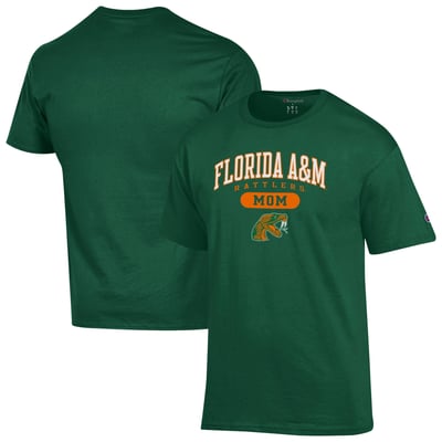 Florida A&M Rattlers Champion Unisex Mom Pill Box T-Shirt - Green