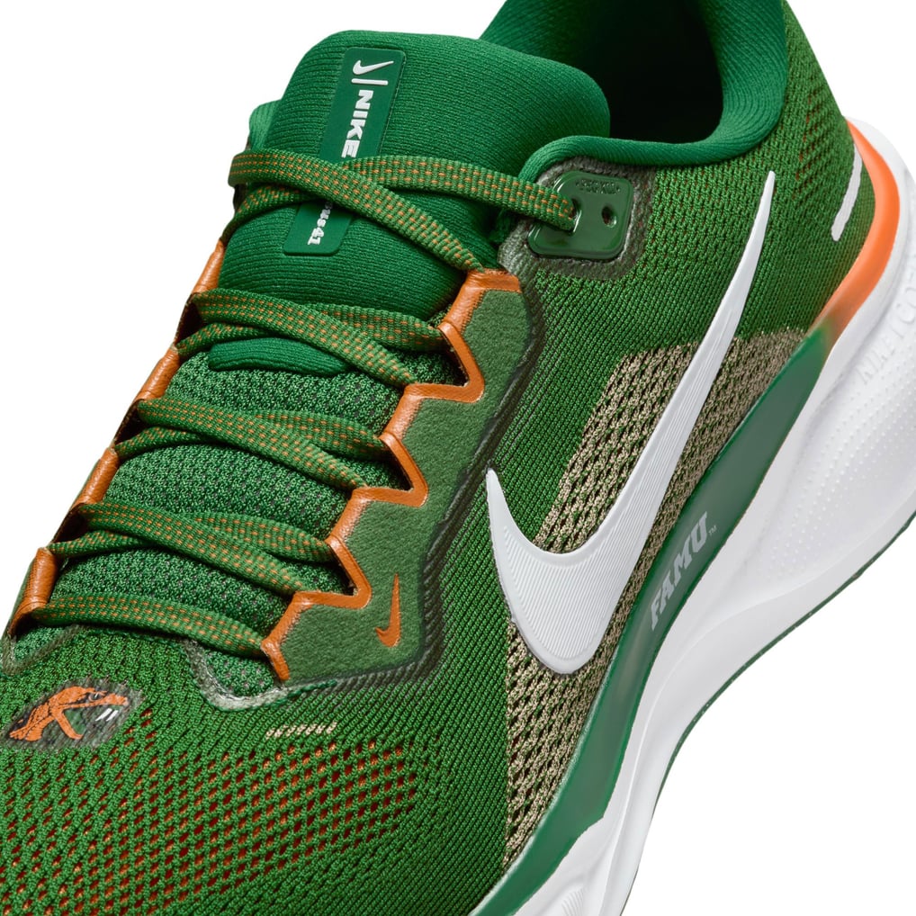 Unisex Nike Green Florida A&M Rattlers Zoom Pegasus 41  display picture 1