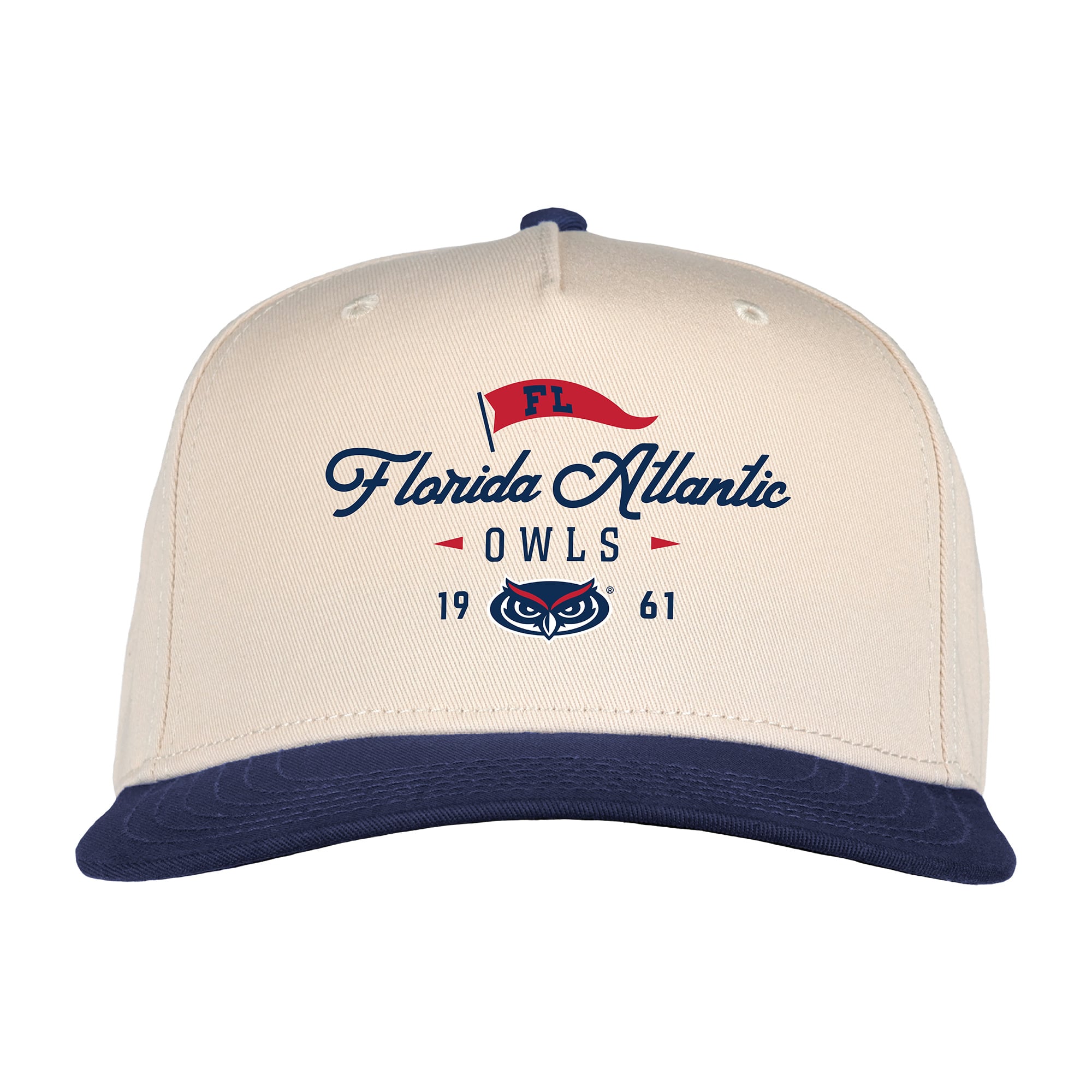 Unisex Ahead Cream Florida Atlantic Owls The 1995 Adjustable Hat