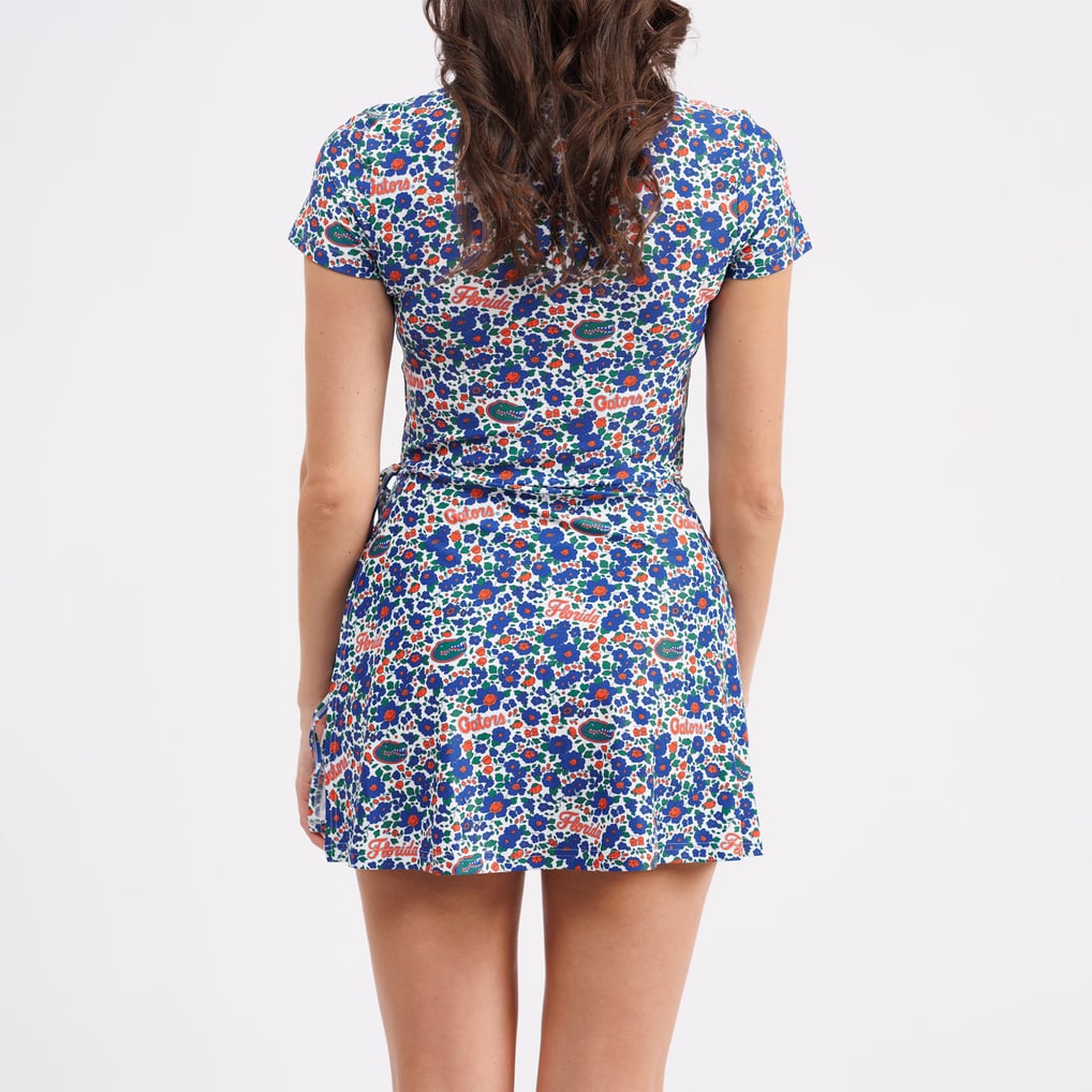 Smith & Quinn Royal Florida Gators Ivy Wrap Dress