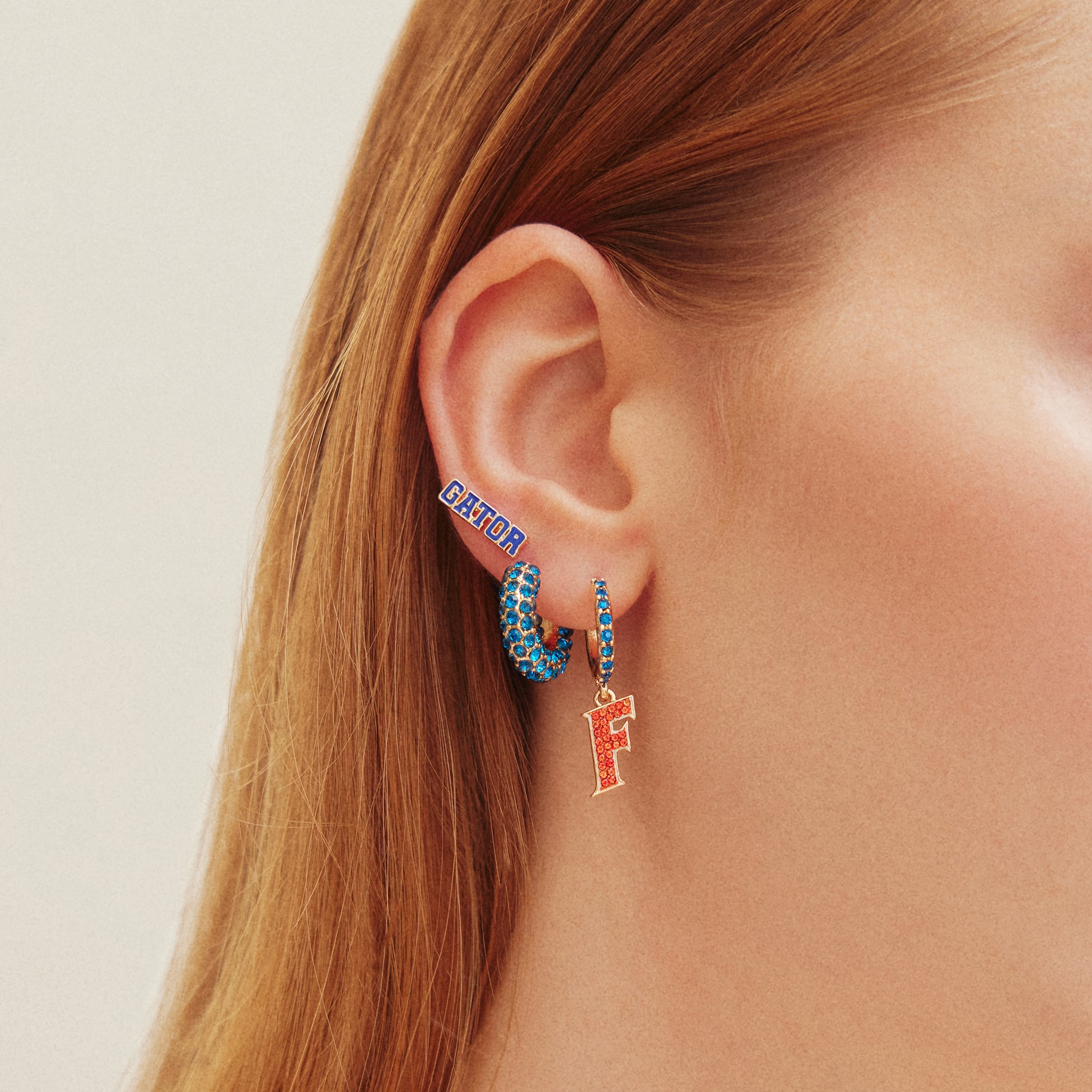 Ensemble de boucles d'oreilles 3 pièces BaubleBar Florida Gators