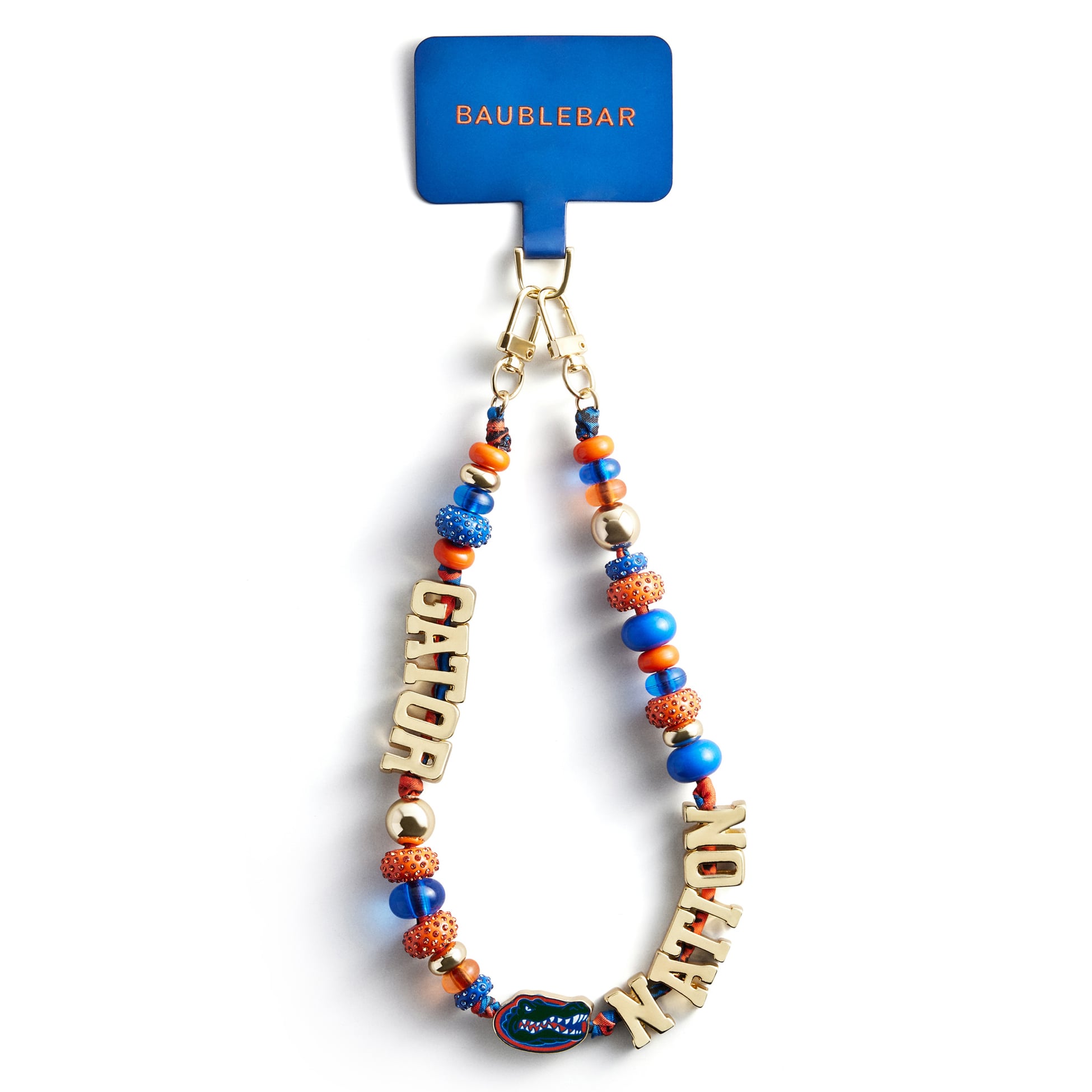 BaubleBar Florida Gators Beaded Phone Strap