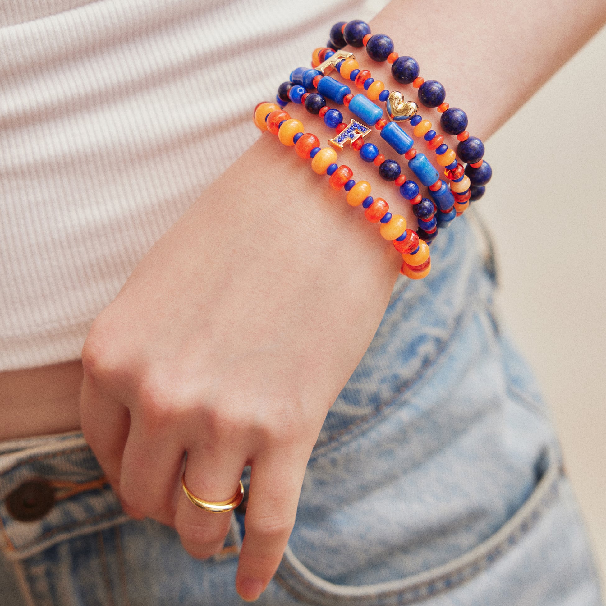 BaubleBar Florida Gators Five-Piece Bracelet Set