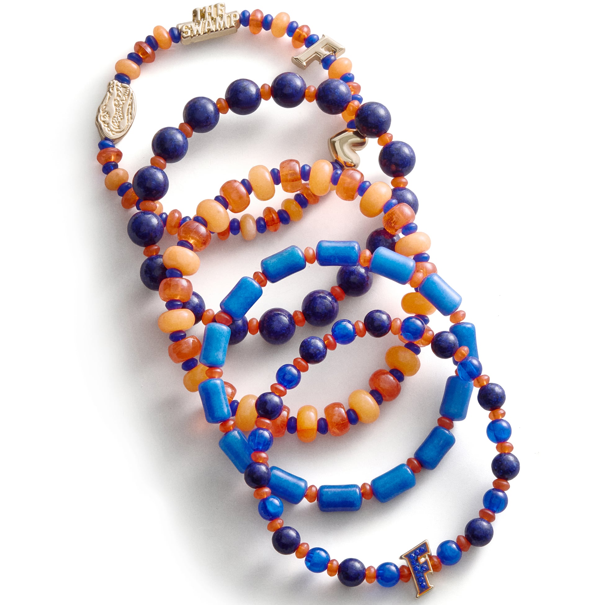 BaubleBar Florida Gators Five-Piece Bracelet Set