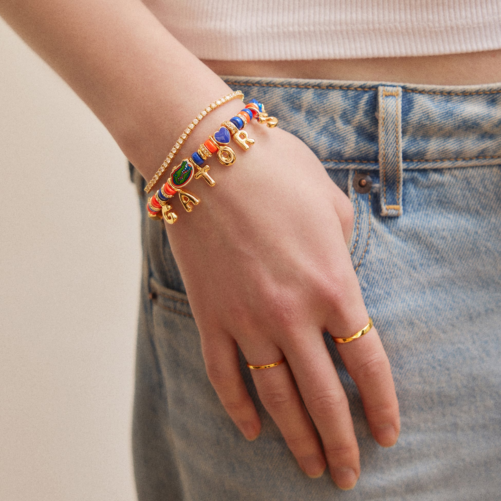 Bracelet BaubleBar à slogan motif Florida Gators