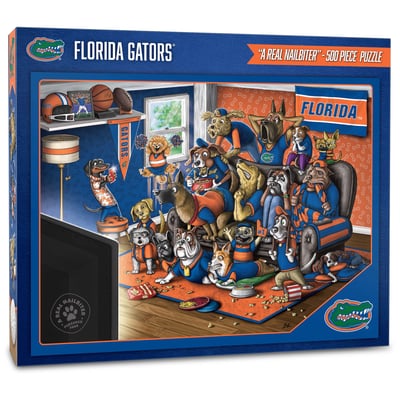 Florida Gators Fanpoint Purebred Fans 18'' x 24'' A Real Nailbiter 500-Piece Puzzle