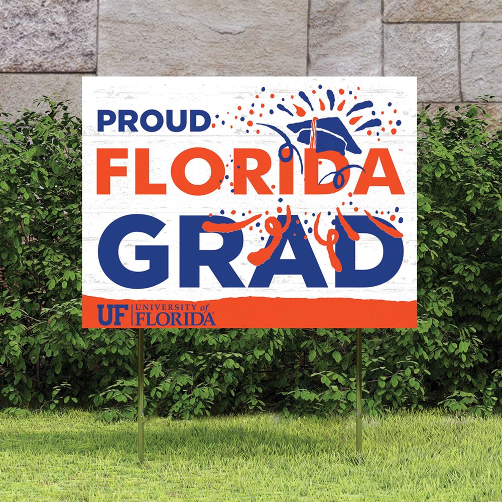 Florida Gators 18'' x 24'' Proud Grad Yard Sign