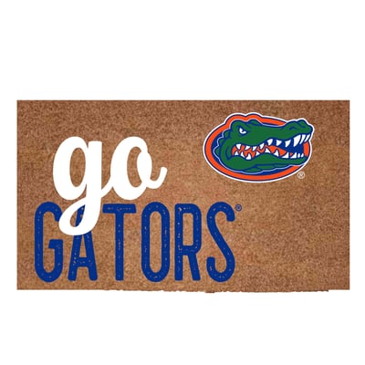 Florida Gators 20" x 30" Go Team Coir Door Mat

