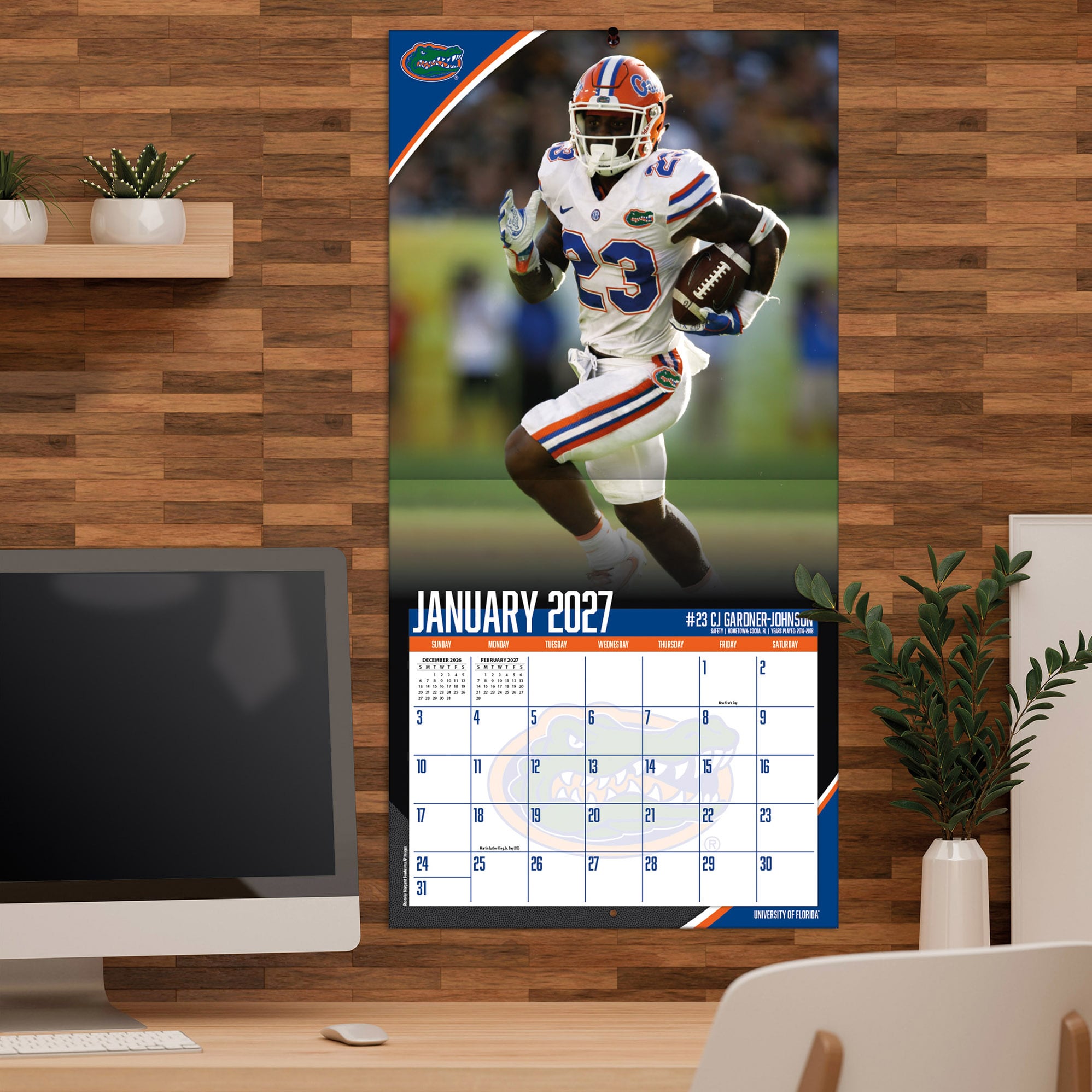 Florida Gators 2027 12” x 12” Team Wall Calendar