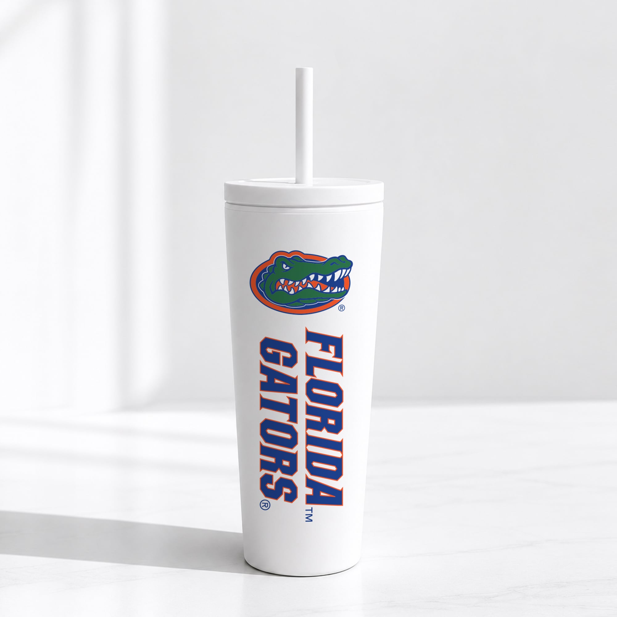 Florida Gators 24oz. No Spill Straw Tumbler